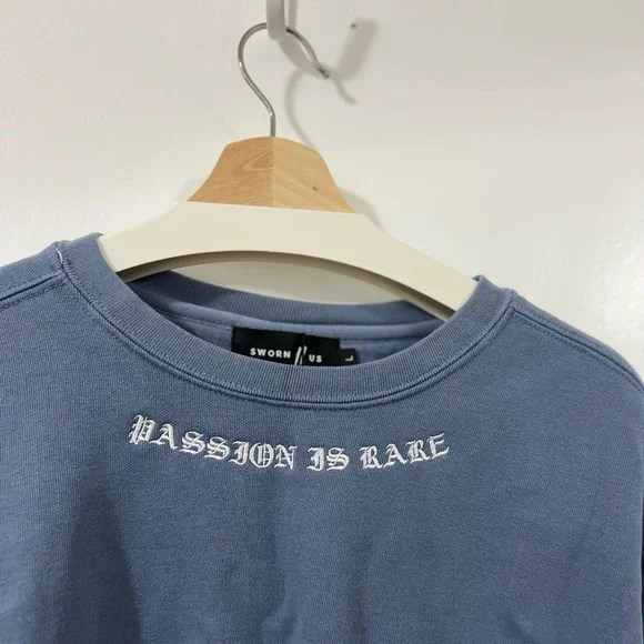 Sworn to us blue crewneck